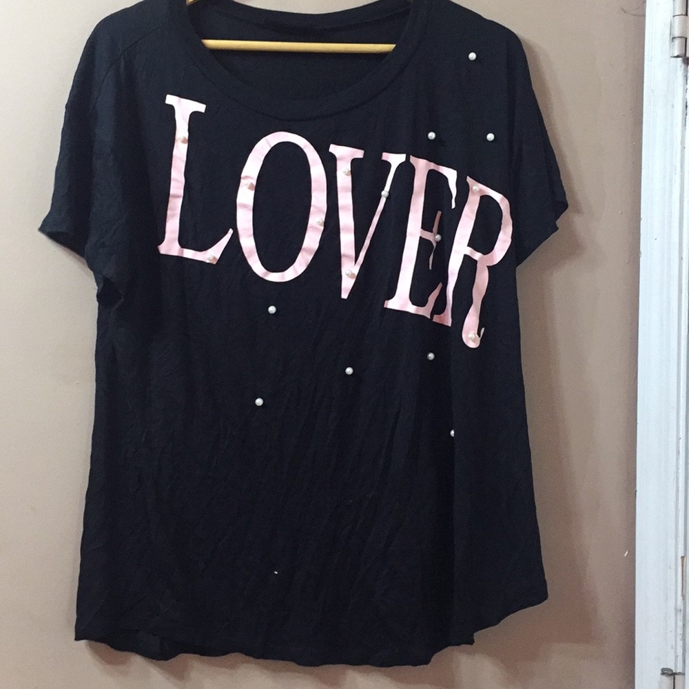 Black/ pink lover T-shirt